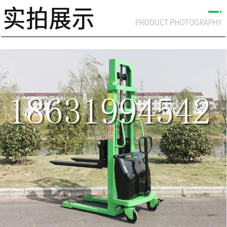 资源县电动叉车堆高车液压铲车电瓶1吨2吨站驾步行式小型全自动叉车